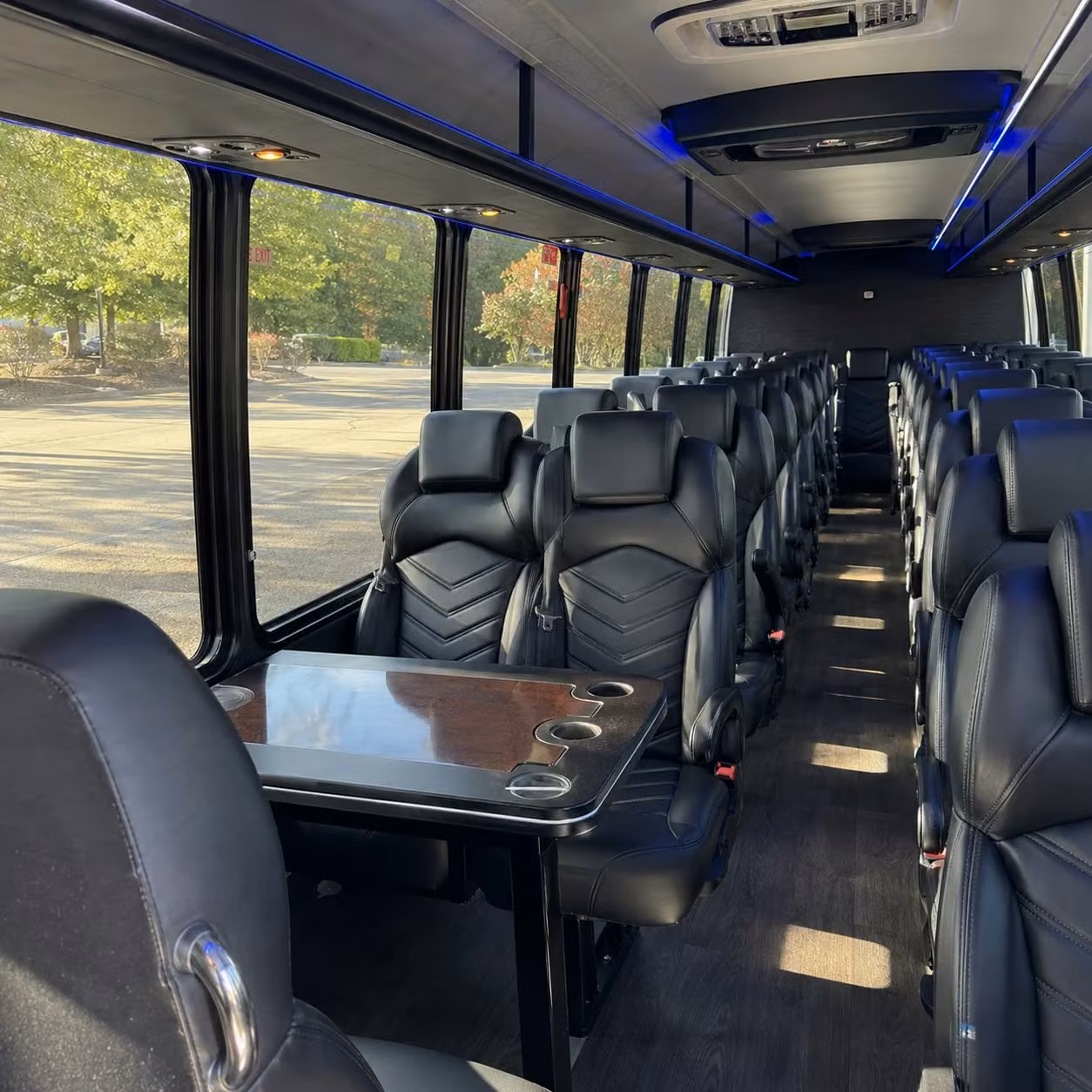 35 passenger minibus interior