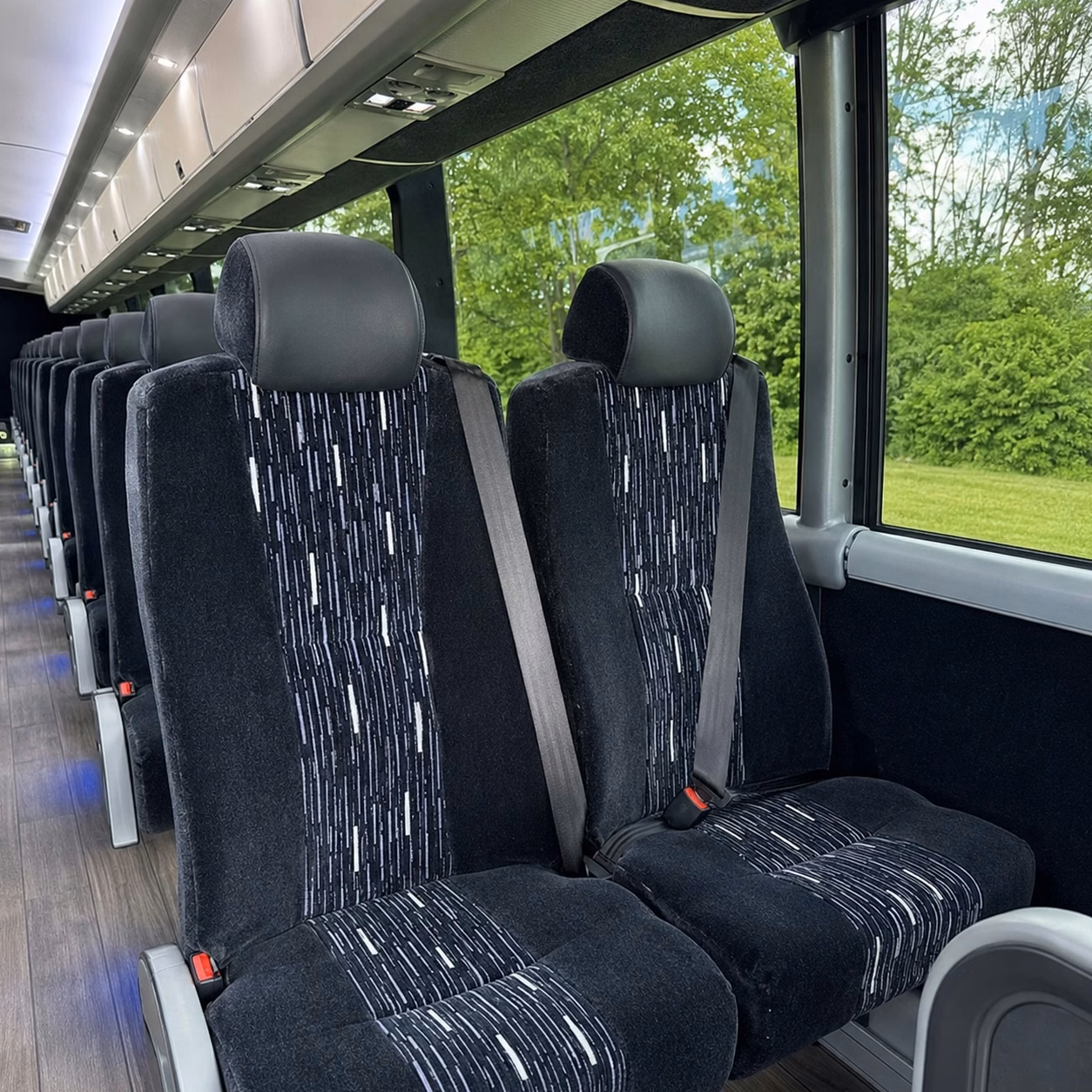 vacaville charter bus interior gallery