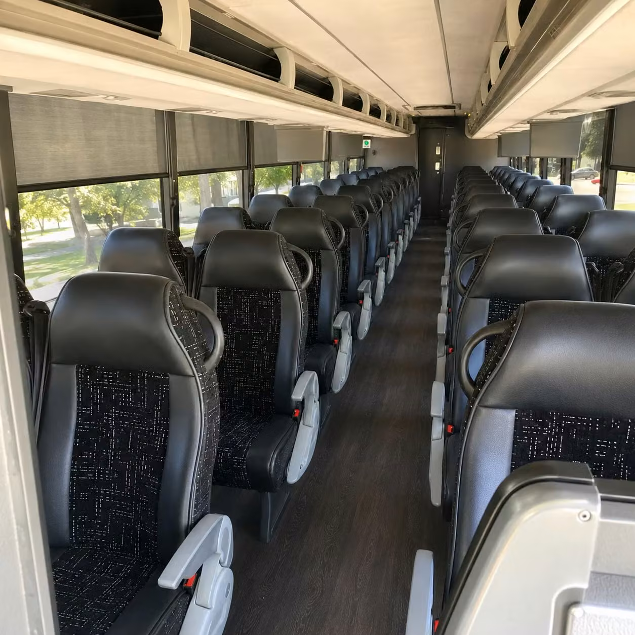 vacaville charter bus interior