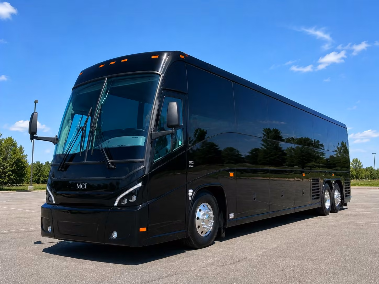 vacaville charter bus rental exterior